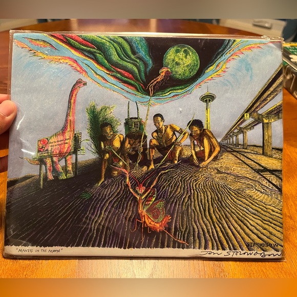 ❌SOLD❌Jon Strongbow Print “Mantis in The Moon” - Picture 1 of 7
